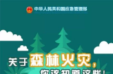 應急科普 | 關于森林火災，你該知道這些！