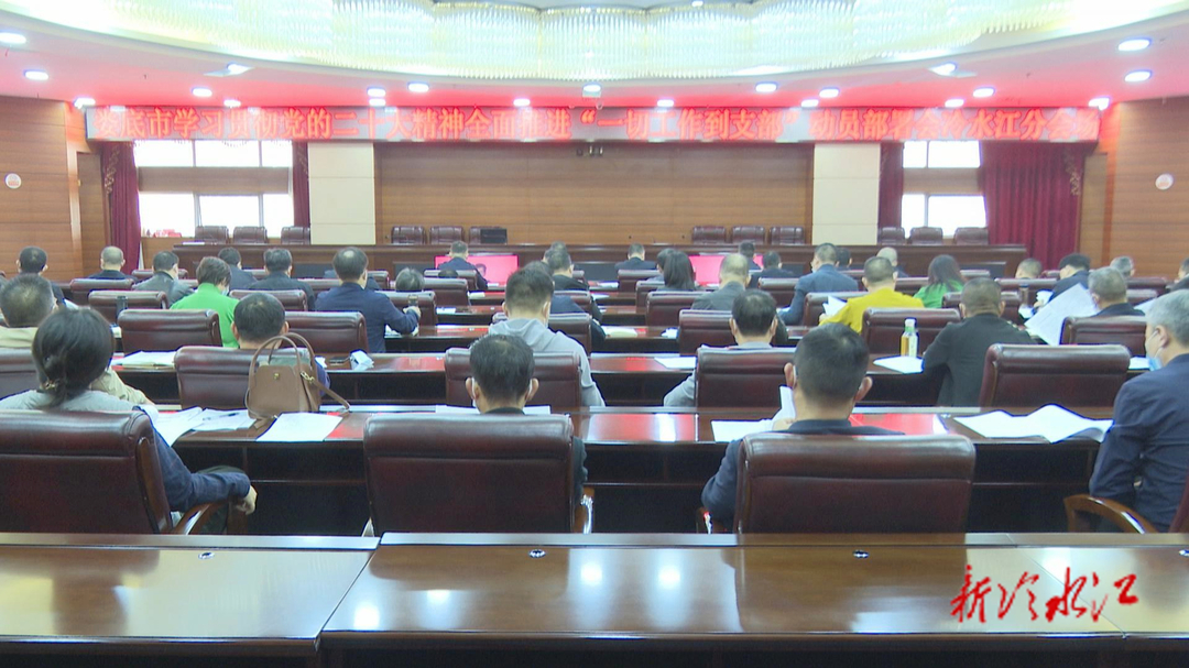婁底市召開全面推進“一切工作到支部”動員部署會  曾伯怡在婁底主會場作表態發言