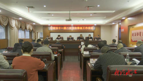 冷水江市召开政协十一届二次会议筹备工作会议