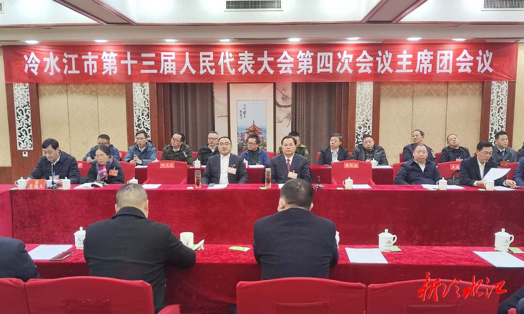 直通两会 | 冷水江市十三届人大四次会议主席团召开第四次会议