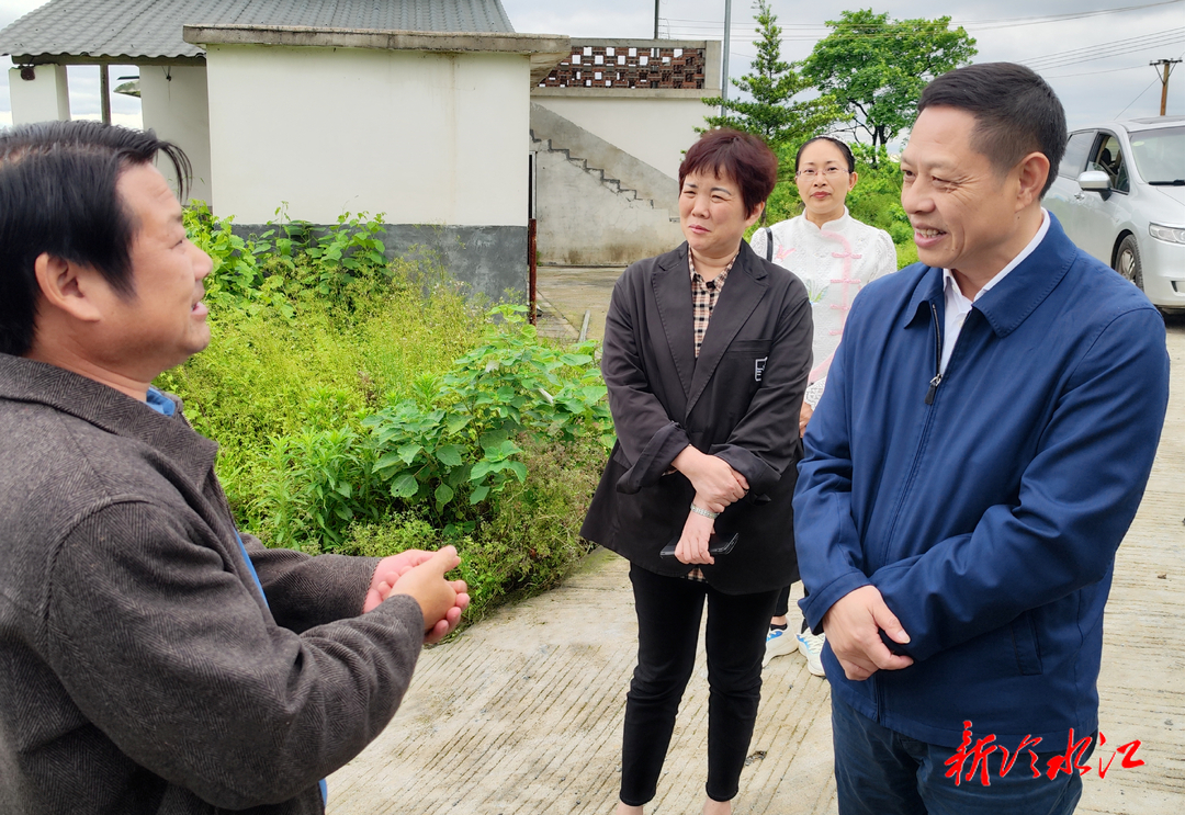 伍鵠來冷水江調(diào)研鞏固拓展脫貧攻堅成果小水果示范產(chǎn)業(yè)園區(qū)