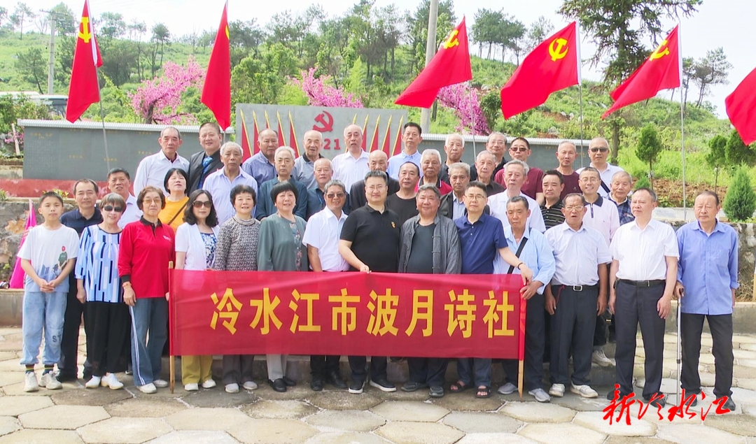 波月詩(shī)社到冷水江街道開展黨建活動(dòng)