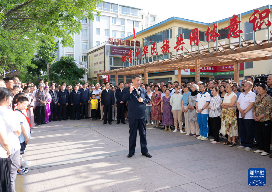 學(xué)習(xí)進(jìn)行時丨總書記寧夏考察這一幕，讓人想到這個經(jīng)典比喻