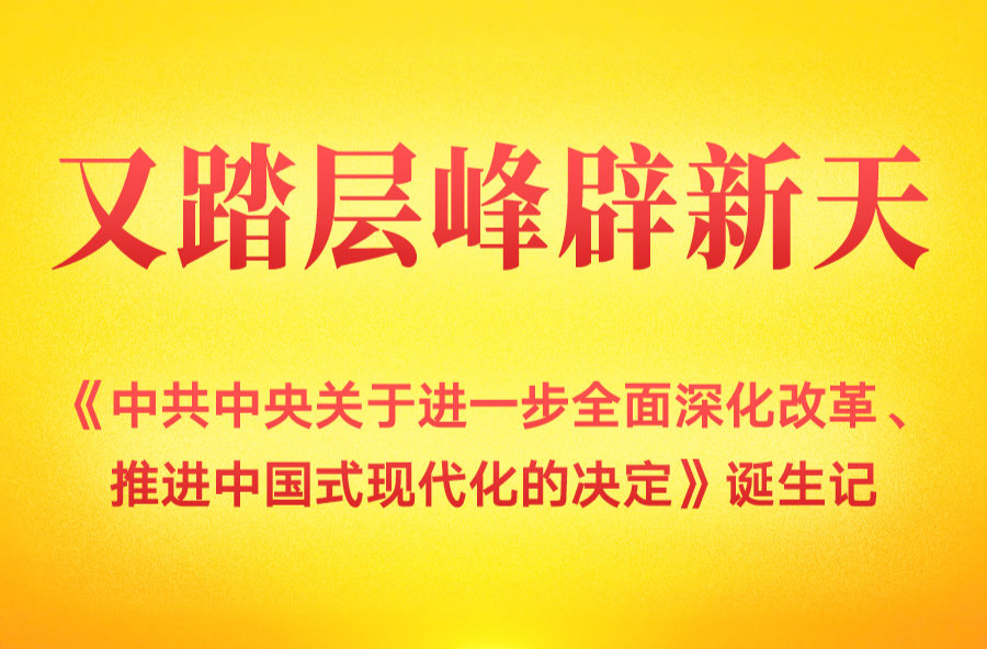 黨的二十屆三中全會《決定》誕生記