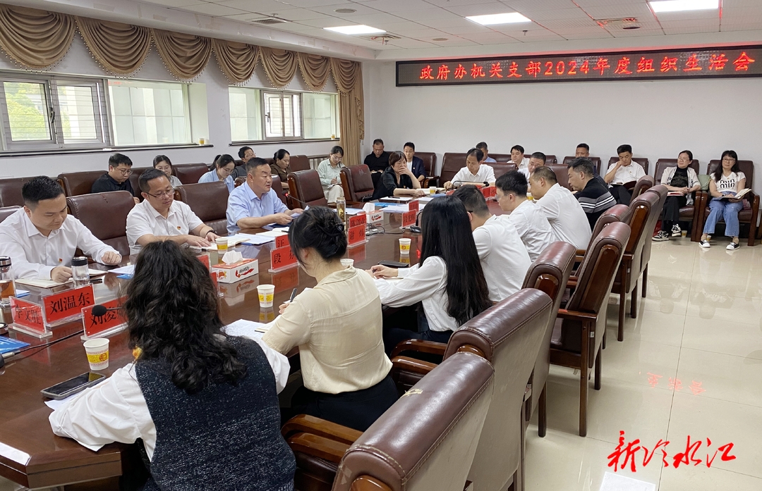 市政府辦機關(guān)支部召開2024年度組織生活會