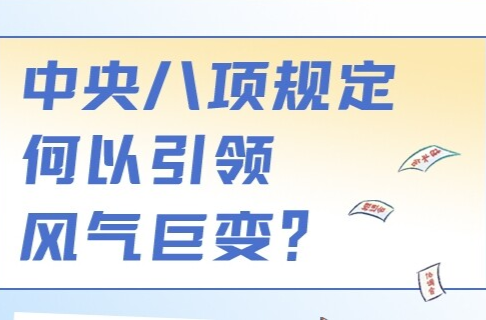 好評中國·好作風領社風丨中央八項規定，何以引領風氣巨變？