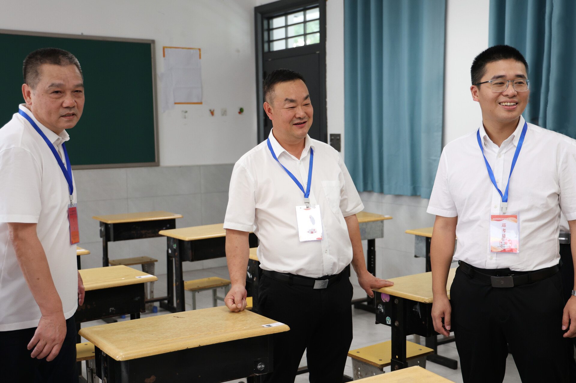 陳創(chuàng)業(yè)率隊督導2025年高考組考工作