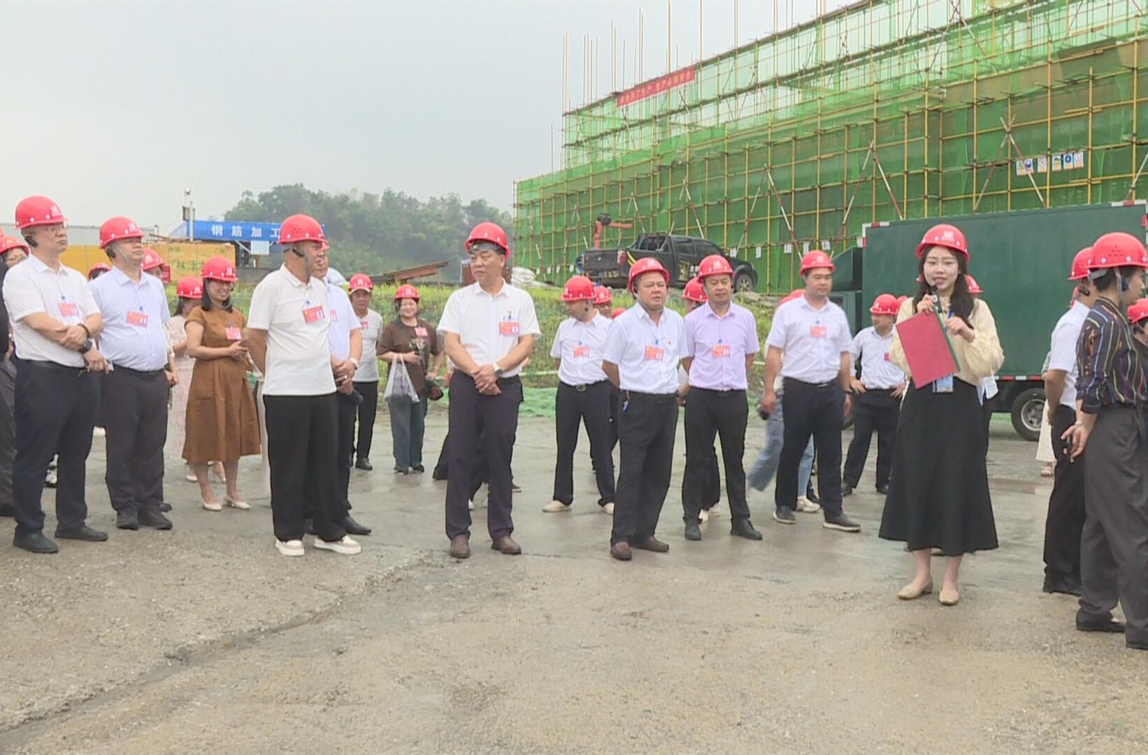 奮進新銻都 | 冷水江市人大代表、政協(xié)委員、知名冷商代表集中視察重點項目