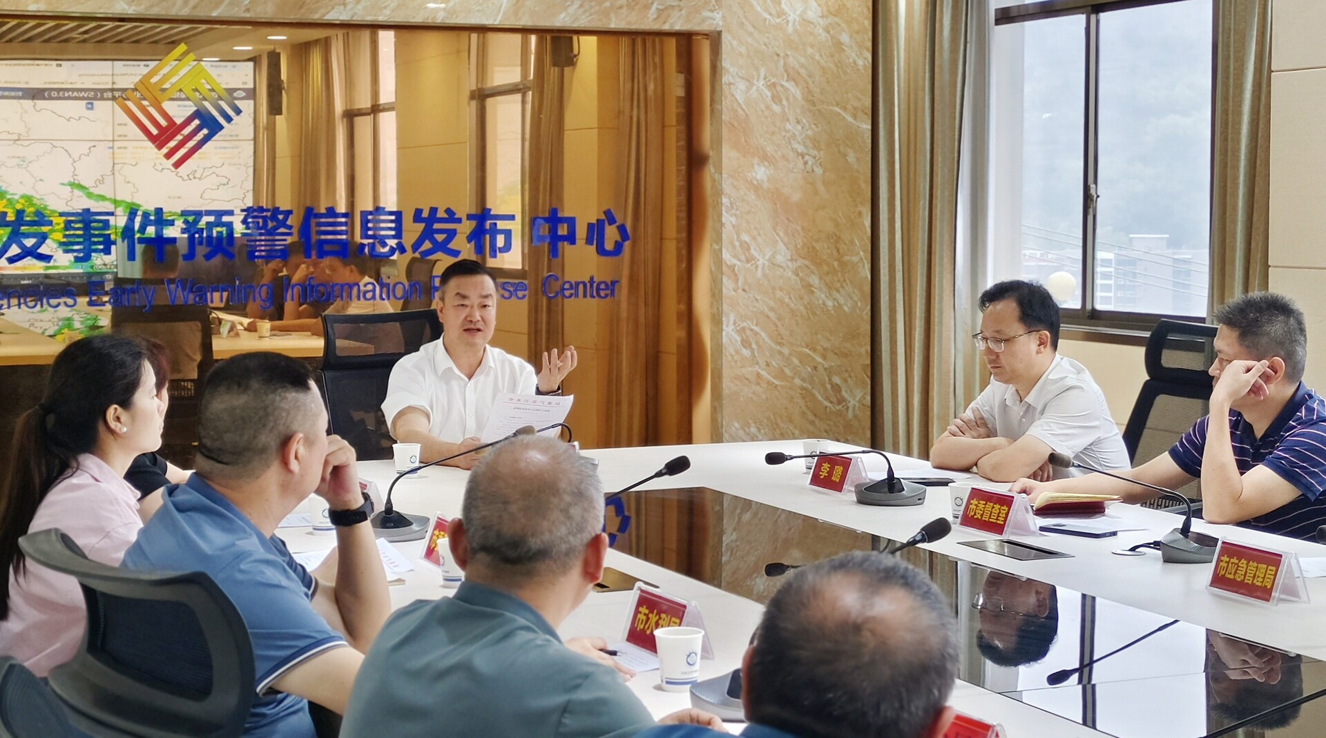 陳創業督導防汛備汛工作并開展巡林   加強汛期值班值守和預警監測  筑牢安全屏障