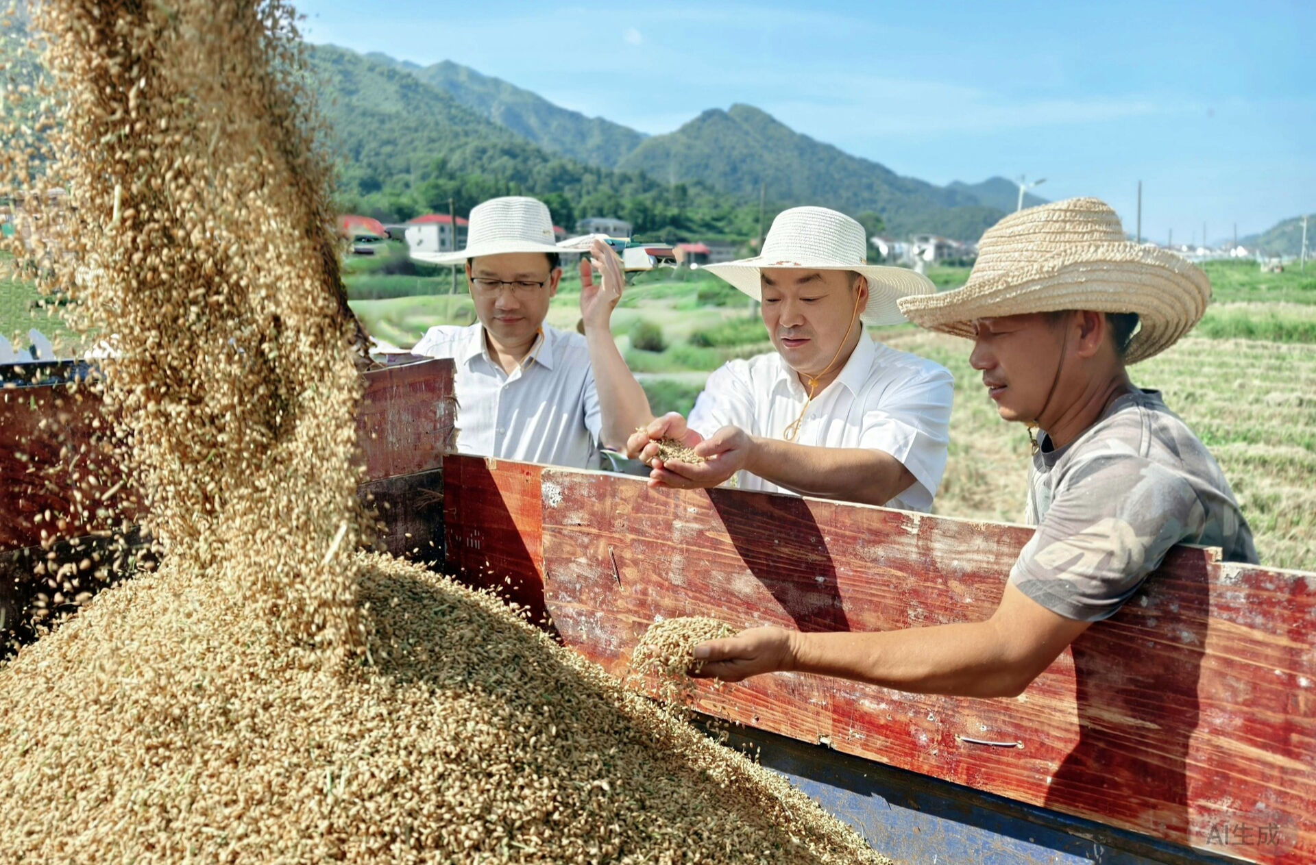 陳創(chuàng)業(yè)調(diào)研糧食安全和農(nóng)業(yè)生產(chǎn)、秸稈禁燒工作