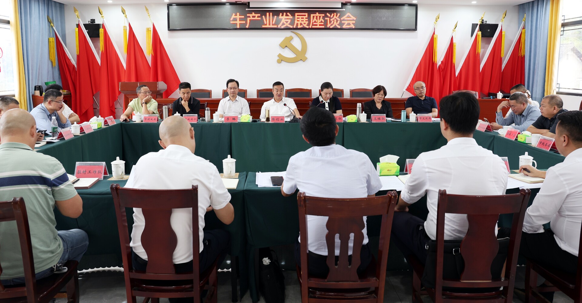 陈创业率队调研牛产业发展并走访监测对象  为全面推进乡村振兴注入强劲“牛”动力
