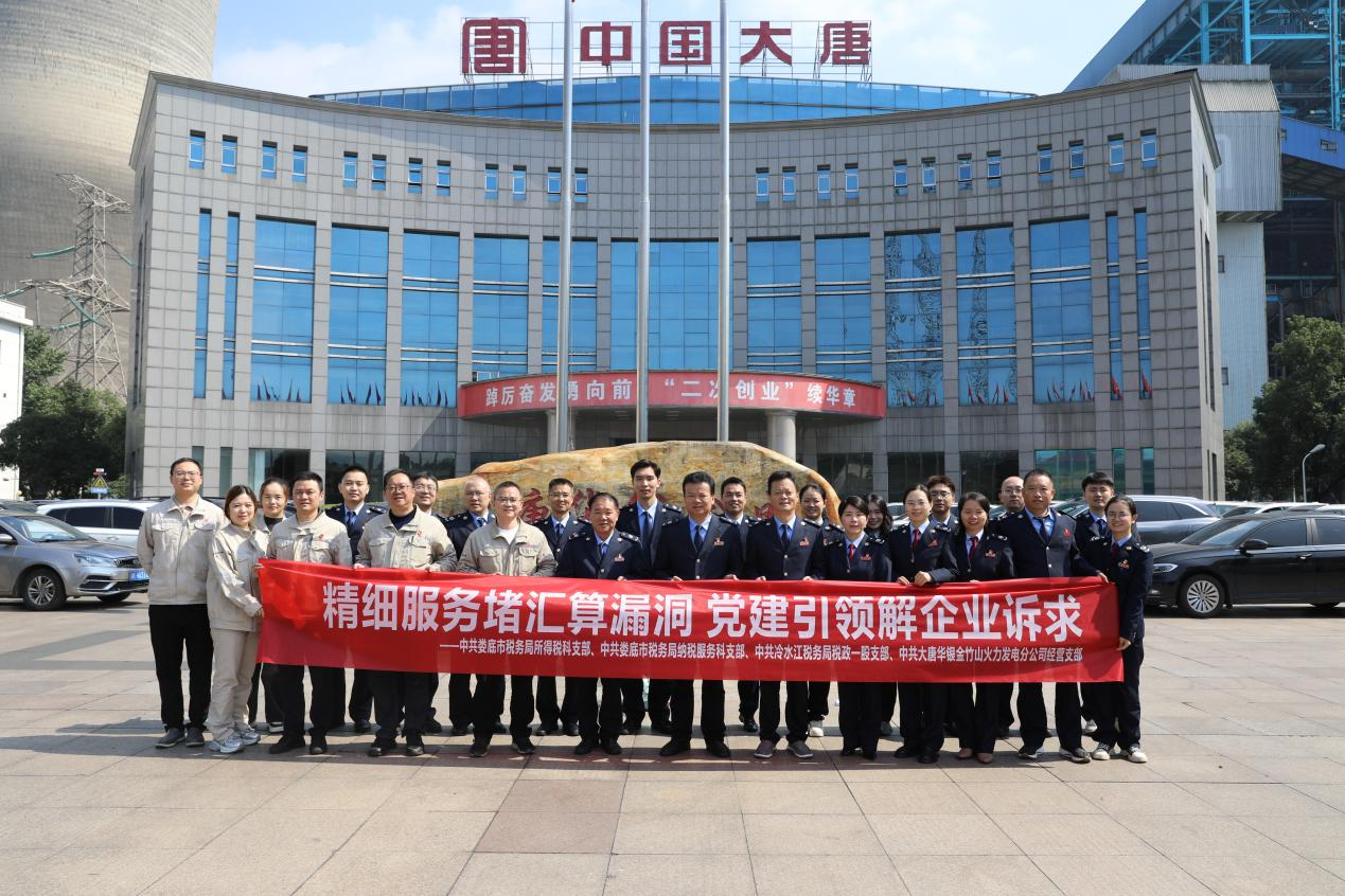 冷水江税务：党建引领聚合力 税企同心促发展