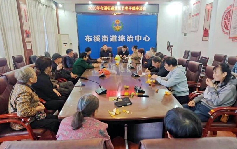 情暖桑榆话发展  共绘布溪新蓝图