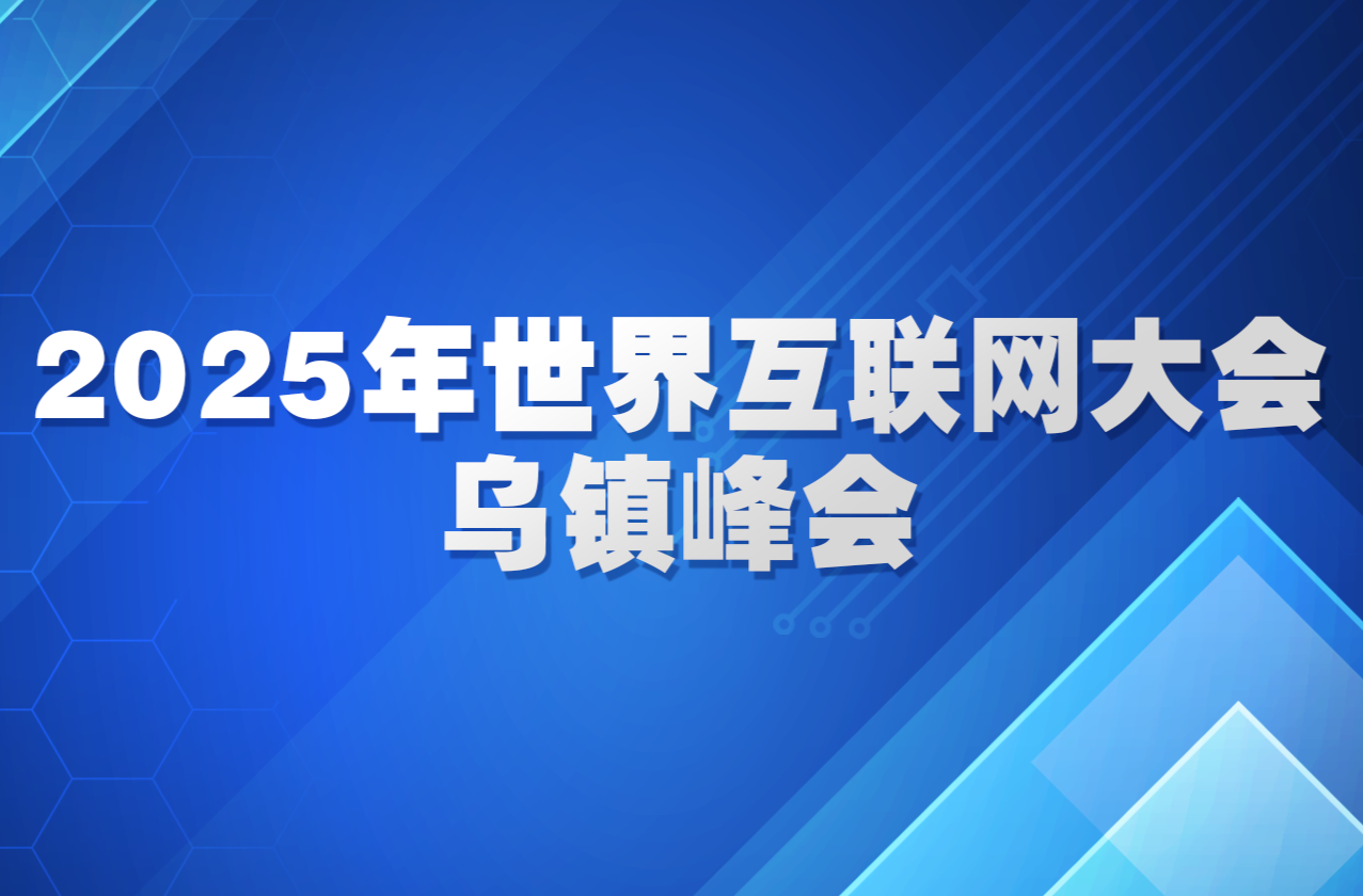  2025年世界互聯網大會烏鎮峰會