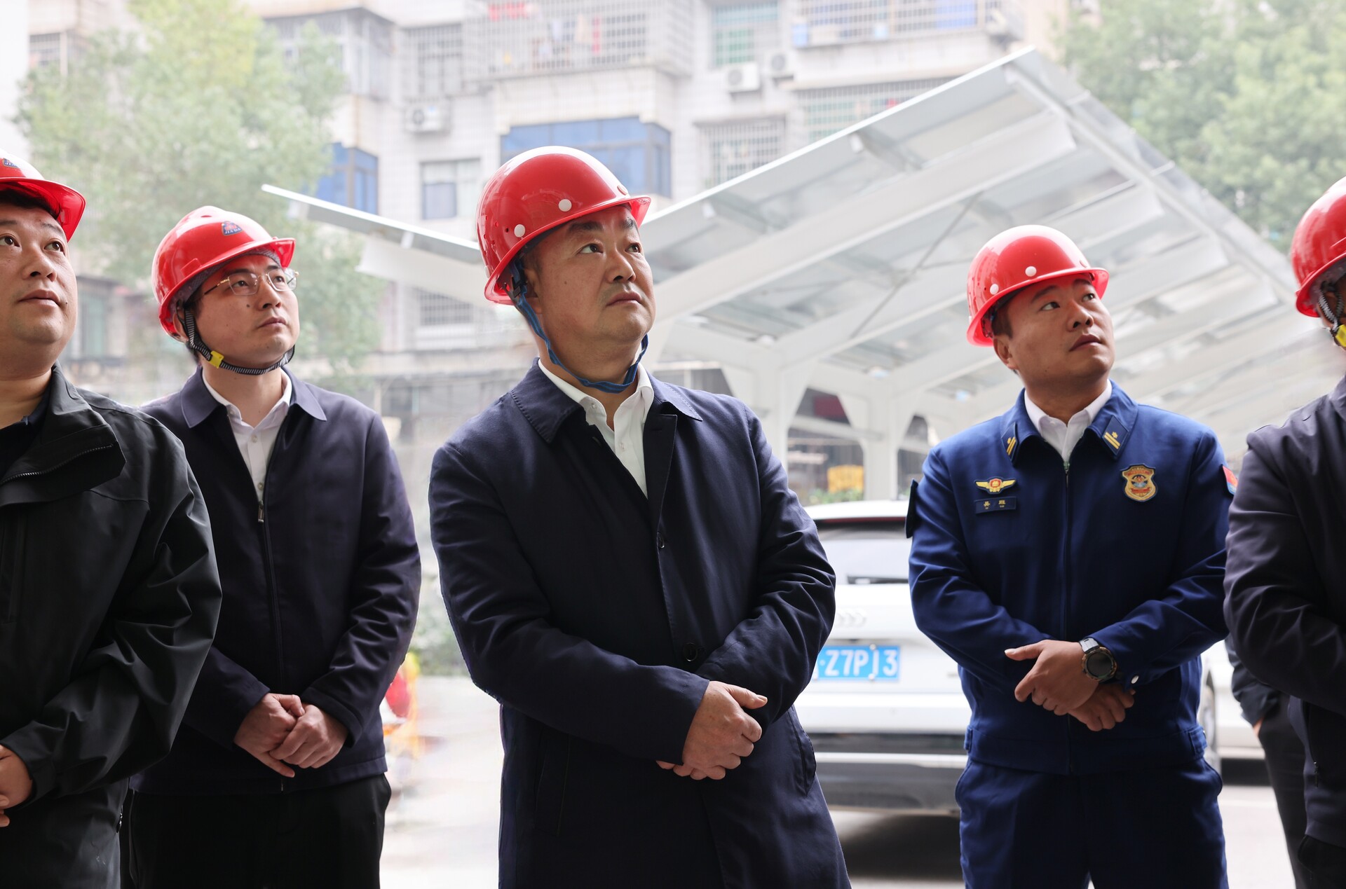 陈创业督导安全生产工作并巡林