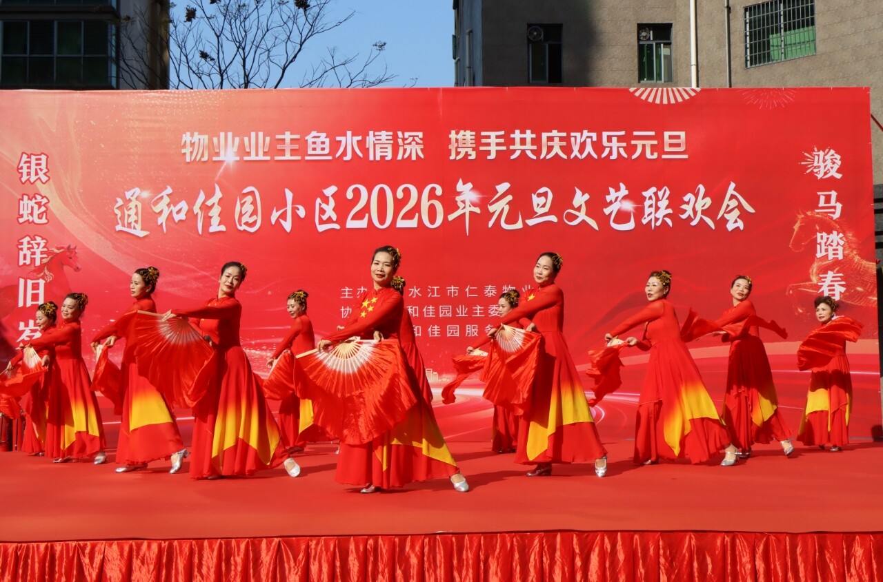 喜迎元旦 | 冷水江通和佳园小区2026年元旦文艺联欢会温情上演