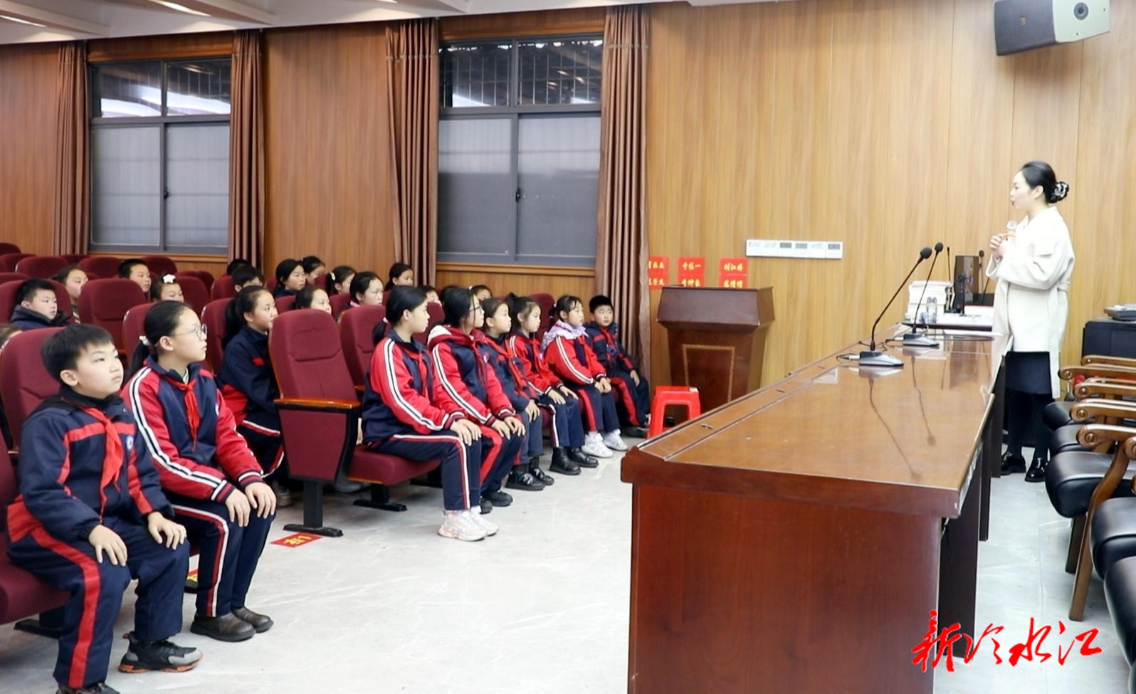 桃园学校红领巾校园电视台开展小主持人专题培训