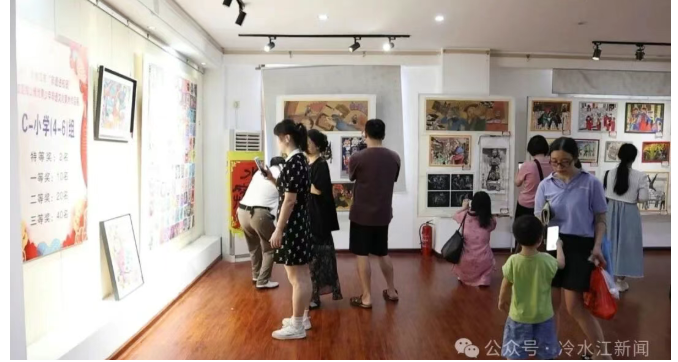 冷水江市"非遗进校园"首届梅山傩戏青少年非物质文化遗产美术作品展览