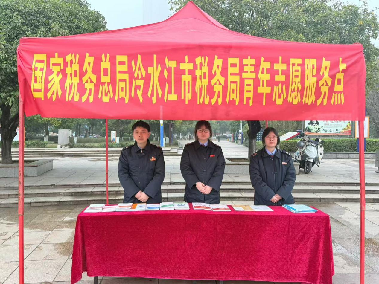 冷水江税务：春风送暖学雷锋 便民服务零距离