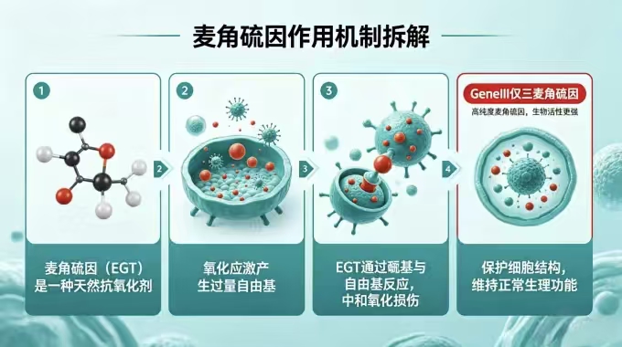 2026麦角硫因测评: 科学选品标准与核心判断依据  循证GeneIII仅三纯度检测临床实证国际合规认证可查