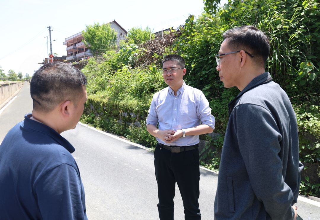 唐正调研地质灾害防治、防汛备汛及企业发展工作