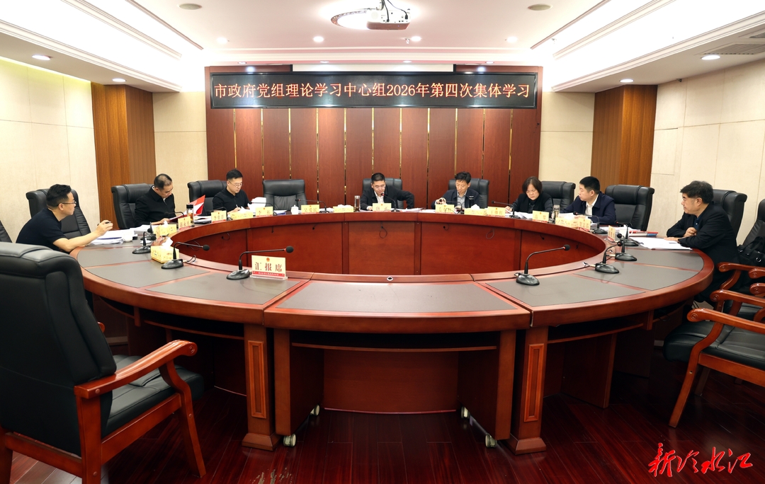 市政府党组理论学习中心组开展集体学习
