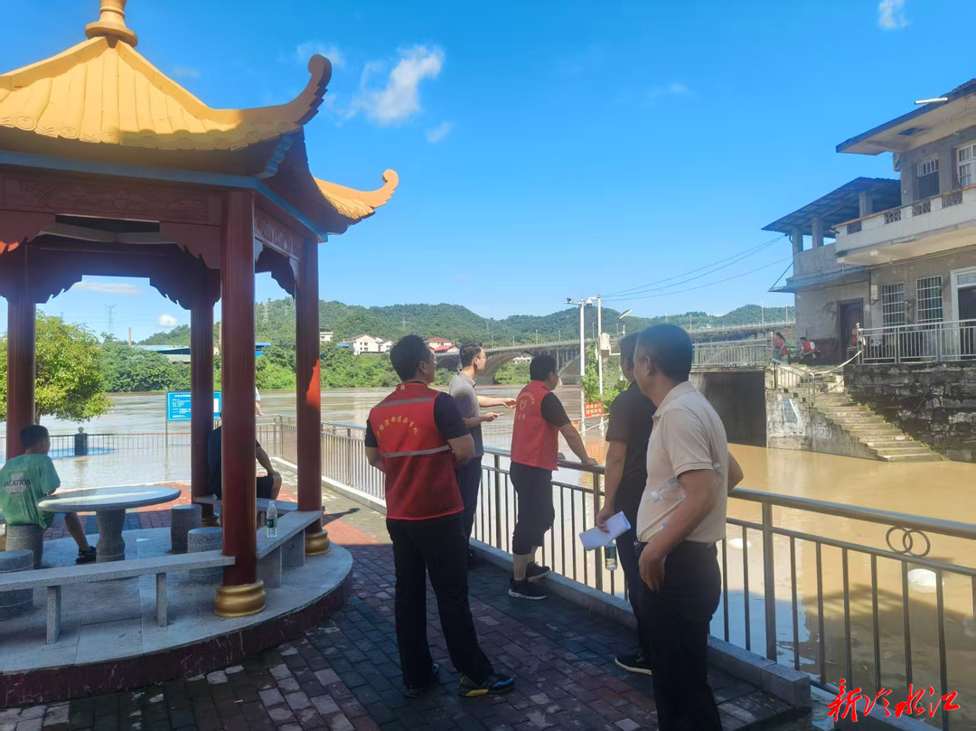 冷水江市沙塘湾街道开展防汛抢险主题党日活动