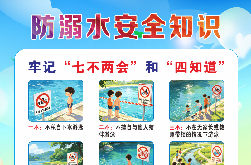 海报 | 防溺水安全知识