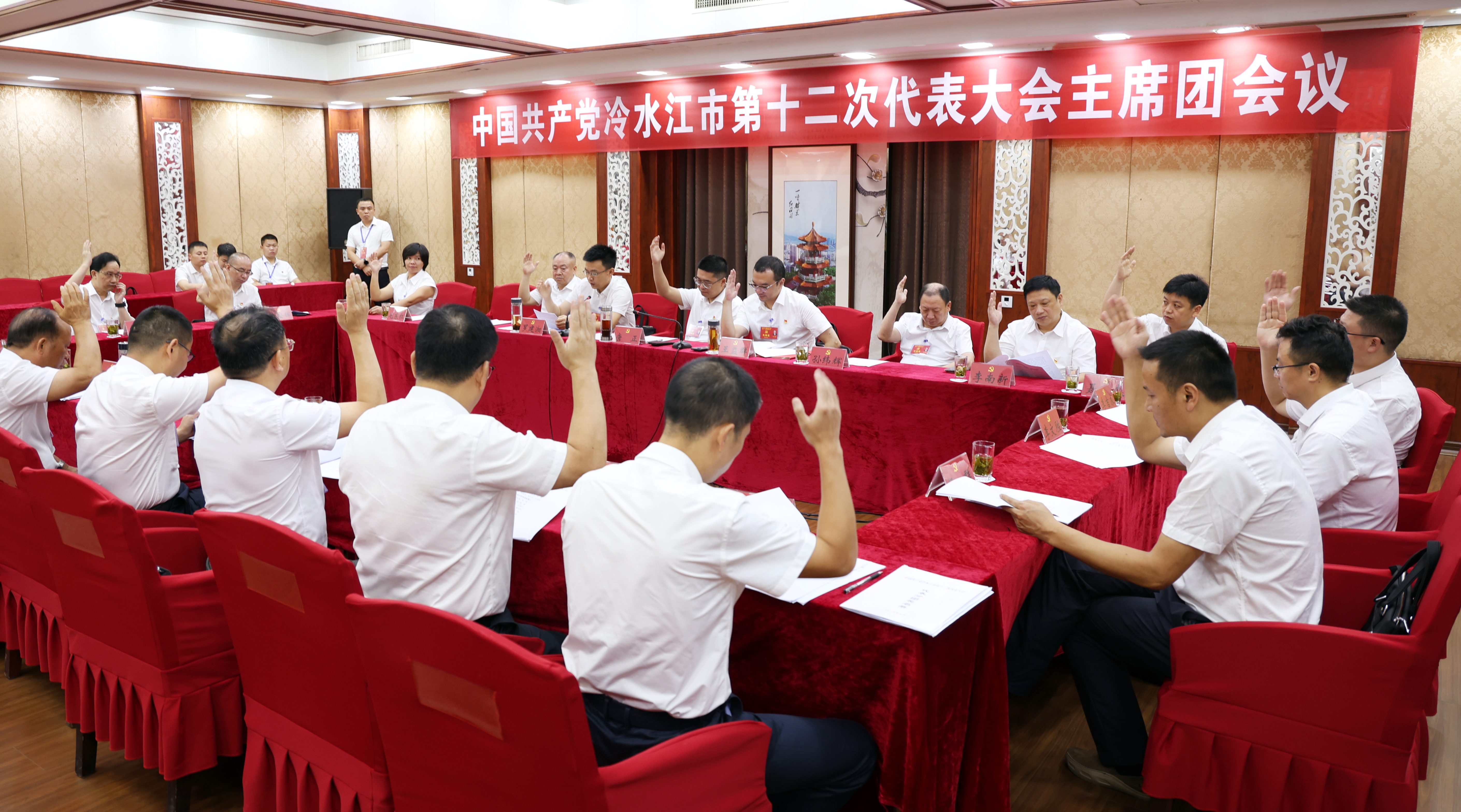 聚力锑都丨市第十二次党代会主席团举行第三次会议
