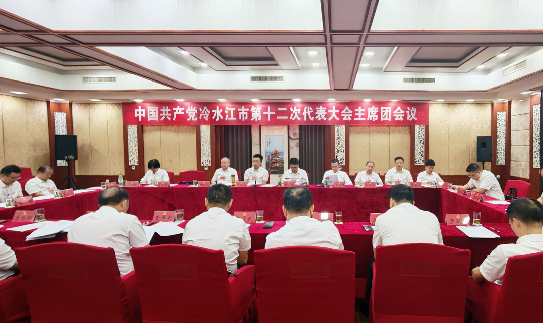 聚力锑都 | 冷水江市第十二次党代会主席团举行第四次会议