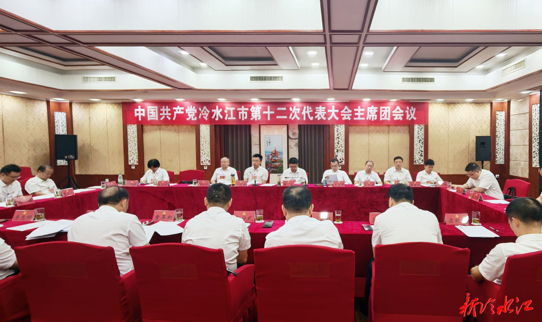 聚力锑都 | 冷水江市第十二次党代会主席团举行第四次会议