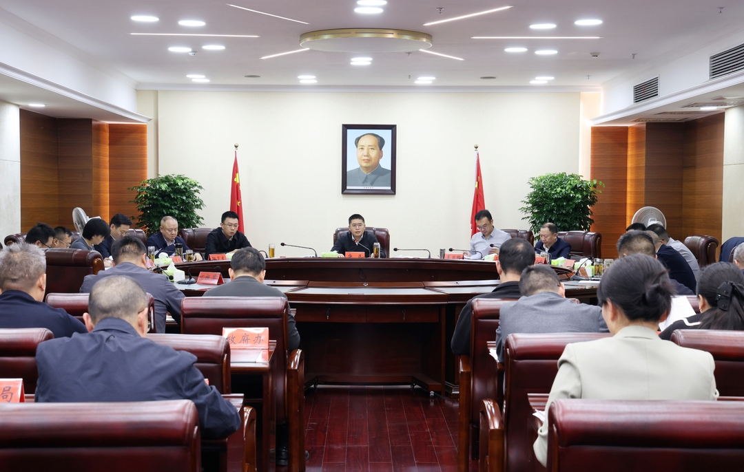 唐正主持召开冷水江市委常委会会议